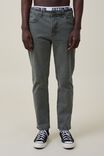Slim Straight Jean, WASHED FOREST GREEN - alternate image 2