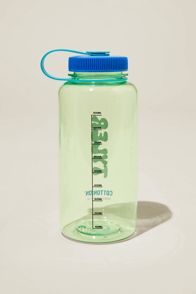 Personalised Hiking Drink Bottle, GREEN/NAVY/TEAL