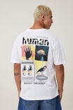 Loose Fit Art T-Shirt, WHITE / HUMAN NATURE - alternate image 3