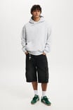 Box Fit Hoodie, GREY MARLE - alternate image 2