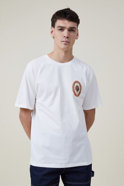 Fosters Loose Fit T-Shirt, LCN FOS VINTAGE WHITE/FOSTERS - VINTAGE COAST