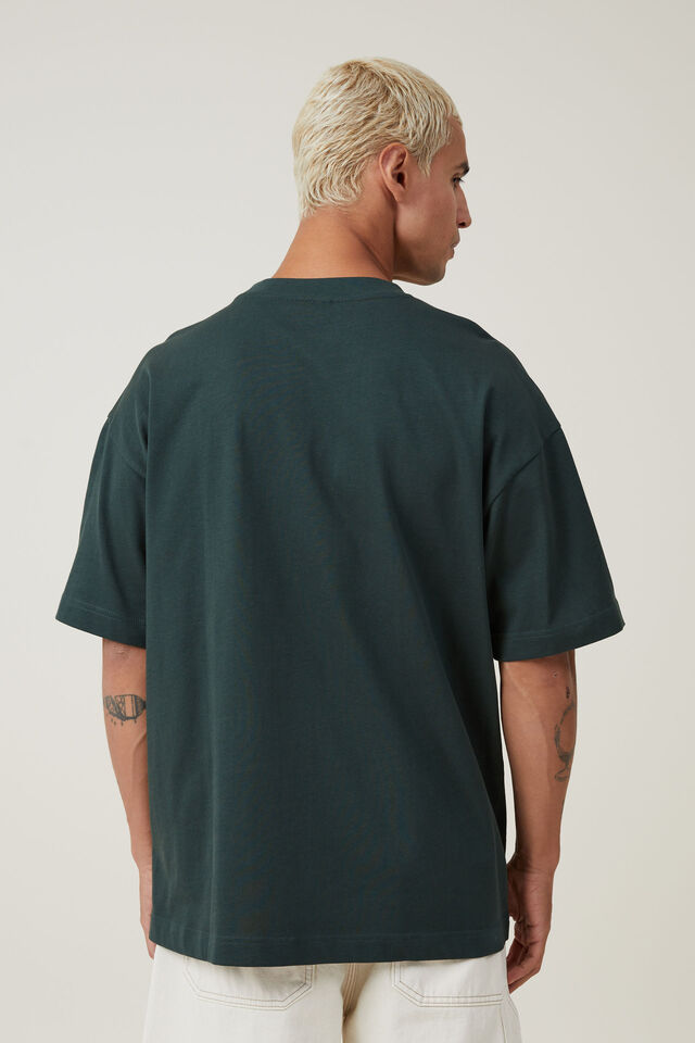 Box Fit Graphic T-Shirt, PINENEEDLE GREEN/PARADISE