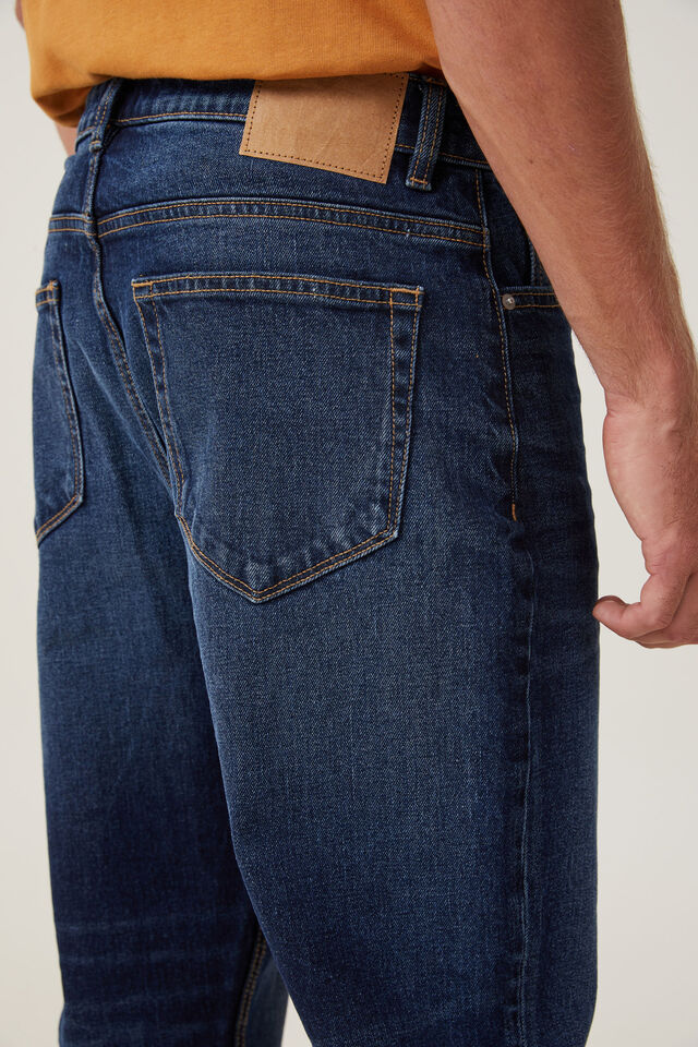 Calça - Relaxed Tapered Jean, MOTEL BLUE