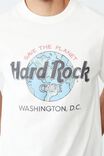 Hard Rock Cafe T-Shirt, LCN HRC VINTAGE WHITE/HARD ROCK CAFE - WASHIN