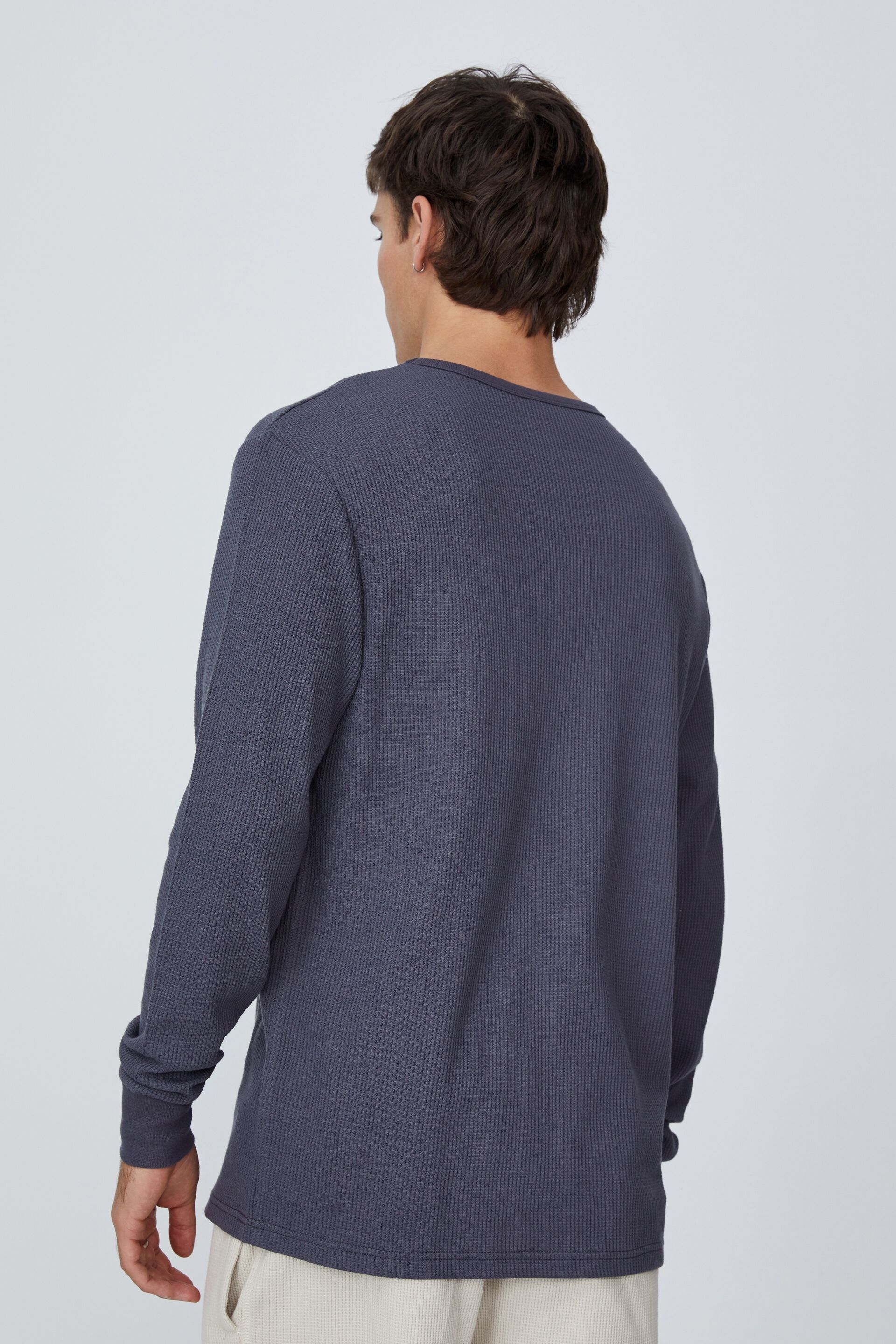 Waffle Ls Tee | Men's Fashion | Cotton On