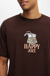Loose Fit Art T-Shirt, DARK OAK/HAPPY JUICE - alternate image 4