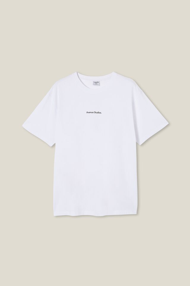 Easy T-Shirt, WHITE/AVENUE STUDIOS