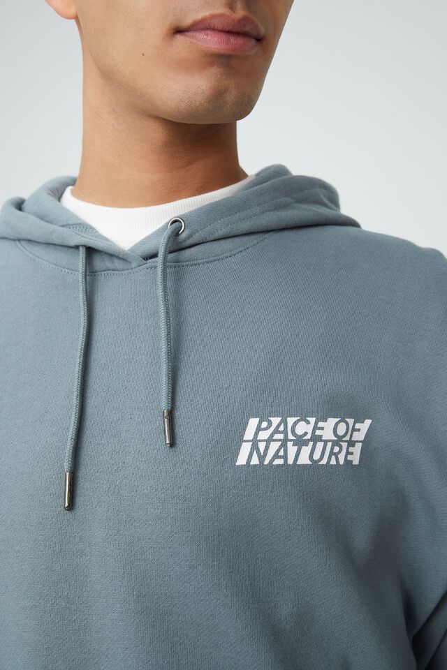 Active Pullover Hood, SMOKEY TEAL