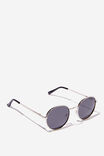 Bellbrae Polarized Sunglasses, SILVER/MATTE BLACK/SMOKE - alternate image 2