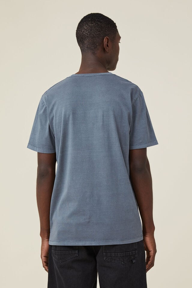 Organic Regular Fit Crew T-Shirt, DUSTY DENIM