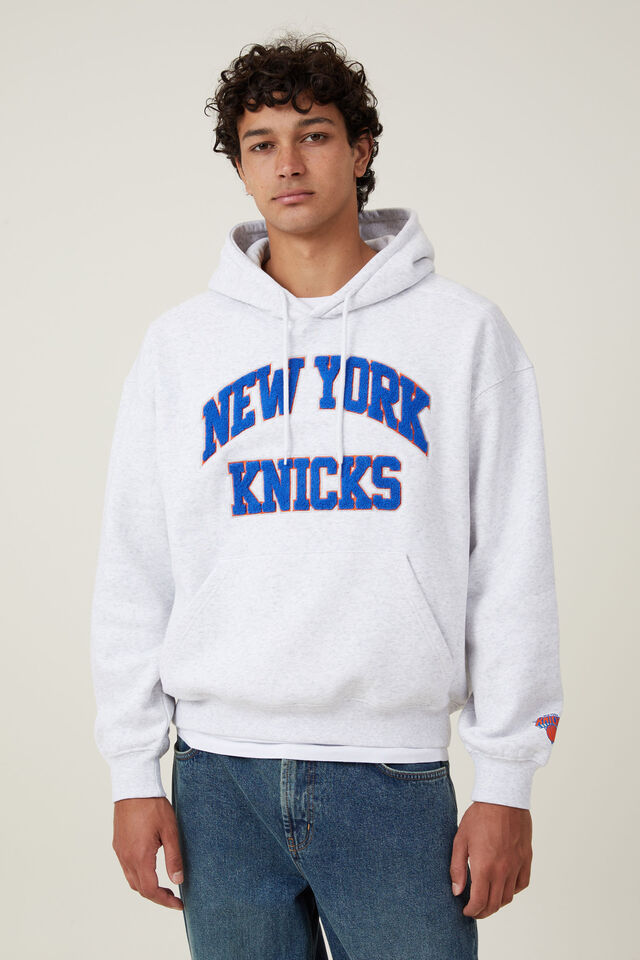 NBA NY Knicks Box Fit Hoodie, LCN NBA ATHLETIC MARLE / KNICKS - ARCHED