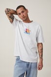 Camiseta - Dabsmyla Loose Fit T-Shirt, LCN DAB WHITE MARLE / BUTTERFLY - vista alternativa 2