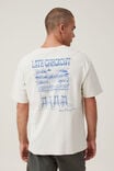 Premium Loose Fit Art T-Shirt, BONE / LATE CHECKOUT - alternate image 3