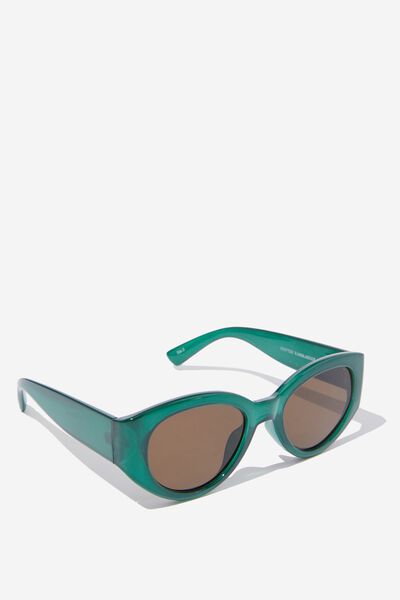 Drifter Sunglasses, OCEAN GREEN/BROWN SMOKE