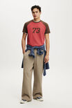 Super Baggy Sweatpant, HAZELNUT PANELLED - example image 1