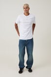Organic Henley T-Shirt, WHITE - alternate image 2