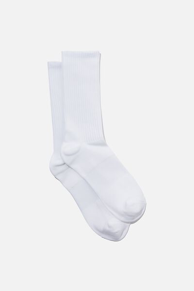 Performance Active Sock, WHITE