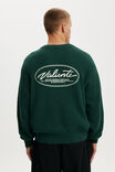 Box Fit Crew Knit, FOREST EMB - example image 3