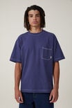 Box Fit Pocket T-Shirt, INDIGO / CIVIC CONTRAST - alternate image 1