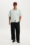 Camisas - Ventura Short Sleeve Shirt, SEAFOAM STRIPE EMB - vista de exemplo 3
