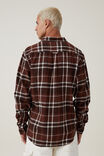 Camden Long Sleeve Shirt, BROWN WINDOW CHECK - alternate image 3