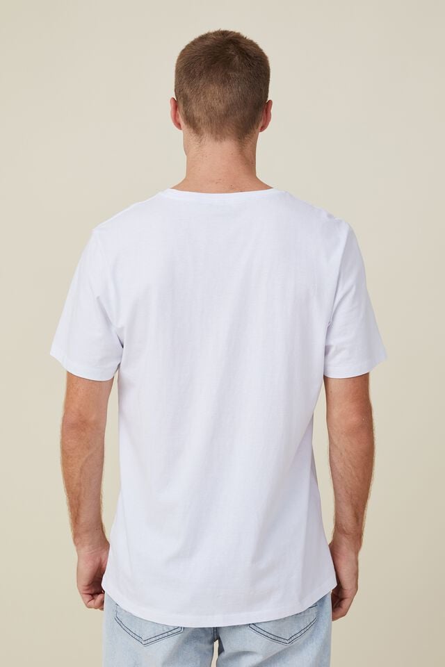 Organic Regular Fit Crew T-Shirt, WHITE