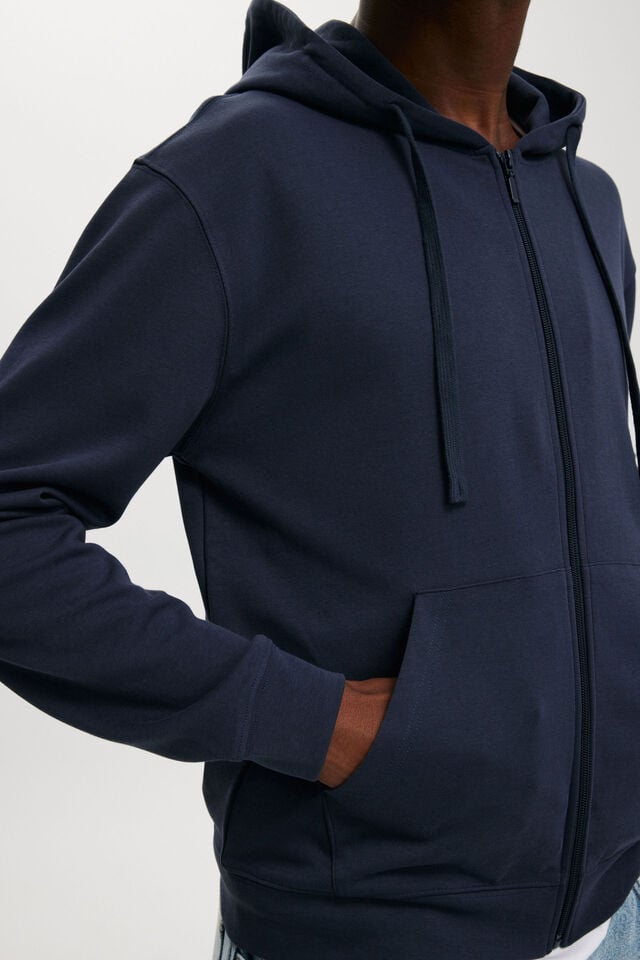 Hyperweave Zip Up Hoodie, TRUE NAVY