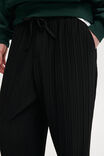 Relaxed Textured Pant, BLACK - alternate image 4