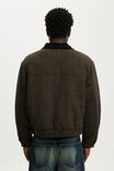 Ranch Harrington Jacket, CHARCOAL MINI CHECK - example image 3