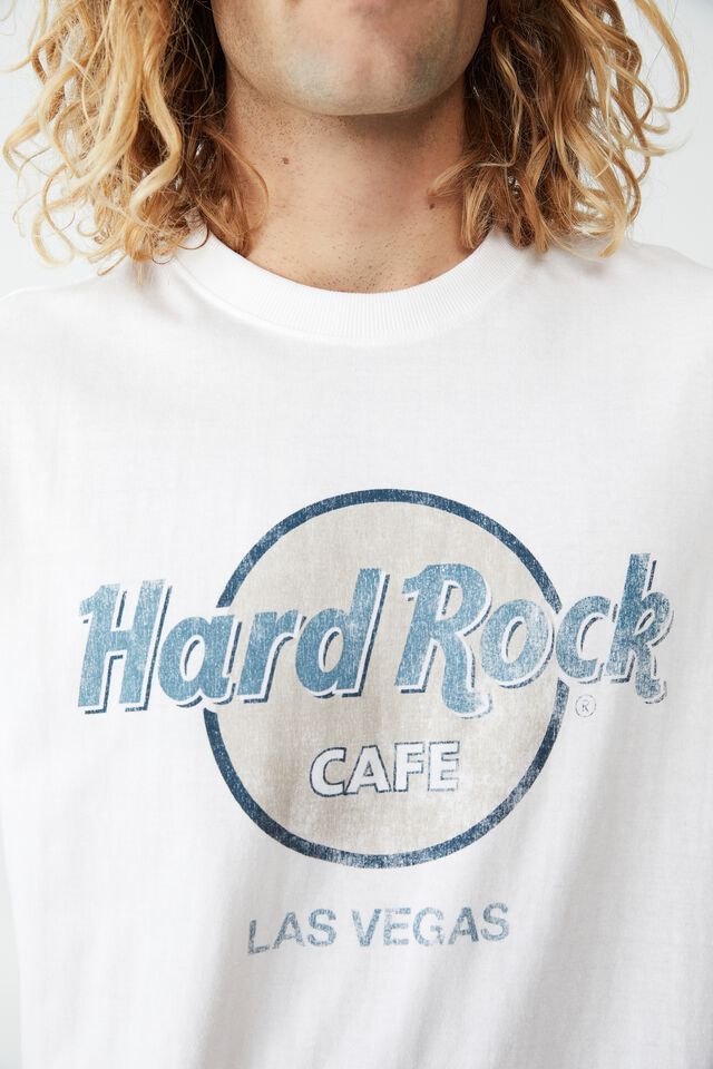 Hard Rock Cafe T-Shirt, LCN HRC WHITE/HARD ROCK CAFE - LAS VEGAS