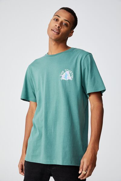 Tbar Art T-Shirt, FADED TEAL/IN THIS TOGETHER