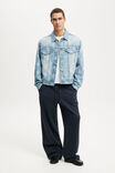 NFL Dallas Cowboys Denim Trucker Jacket, LCN DAL DALLAS COWBOYS SOLACE BLUE - example image 2