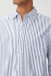 Mayfair Long Sleeve Shirt, BLUE STRIPE - alternate image 4