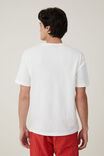Premium Loose Fit Art T-Shirt, VINTAGE WHITE/SANTORINI STREETS - alternate image 3