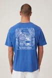 Premium Loose Fit Art T-Shirt, WASHED COBALT/VINYL - alternate image 3