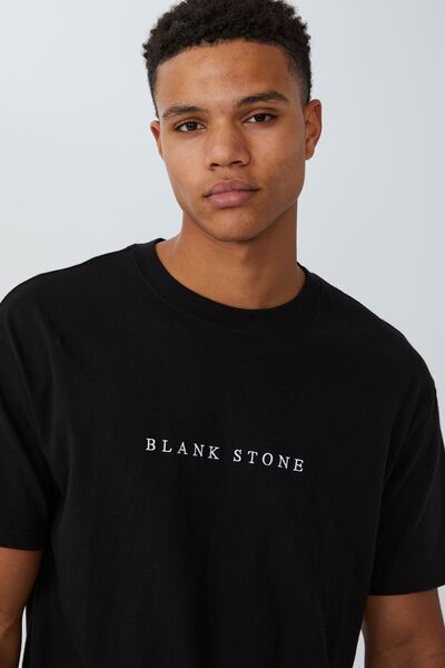 Camiseta - Easy T-Shirt, BLACK/BLANK STONE