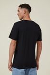 Camiseta Organic Crew T-Shirt, BLACK - vista alternativa 3