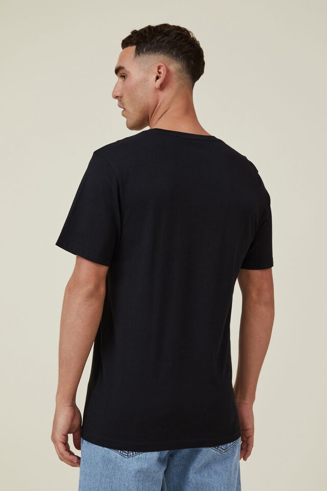 Camiseta Organic Crew T-Shirt, BLACK