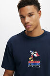 Disney Loose Fit T-Shirt, LCN DIS TRUE NAVY / PARIS 96 - alternate image 4