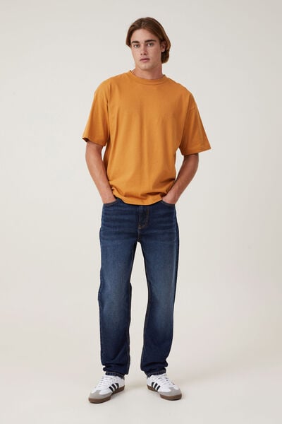 Relaxed Tapered Jean, MOTEL BLUE