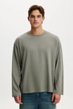 Regular Fit Long Sleeve, SLATE STONE WASH - example image 1