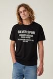 Loose Fit Art T-Shirt, BLACK/SILVER SPUR - alternate image 1