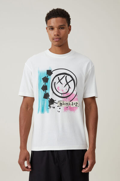 Camiseta - Blink 182 Loose Fit T-Shirt, LCN MT VINTAGE WHITE/I MISS YOU
