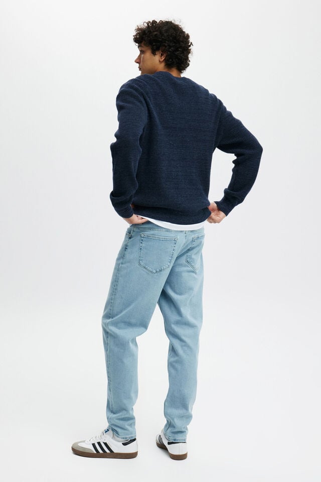 Calça - Relaxed Tapered Jean, SOMEDAY BLUE