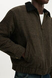 Ranch Harrington Jacket, CHARCOAL MINI CHECK - example image 4