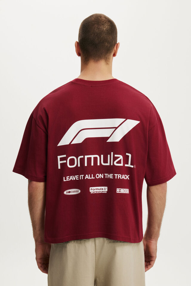F1 Cropped Fit T-Shirt, LCN F1 CRIMSON / F1 - TO THE LIMIT