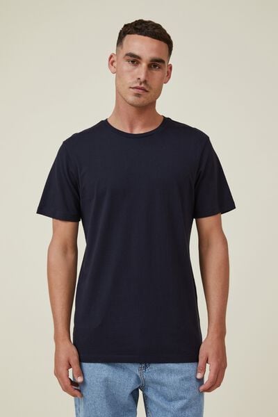 Camiseta - Organic Crew T-Shirt, INK NAVY