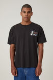 Loose Fit Graphic T-Shirt, WASHED BLACK/BUCKS - alternate image 1