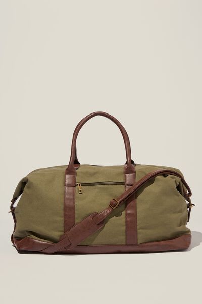 Weekender Bag, KHAKI/BROWN