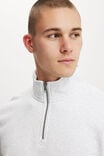 1/4 Zip Fleece, ATHLETIC MARLE - alternate image 4